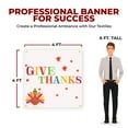 thumbnail image 2 of Thanks Giving Large Banners and Signs for Outdoor by DreamController. Polyester Banner with 4 Holes for Easy Hang Indoor & Outdoor | 4x4 Feet Banner for Thanks Giving | HD Print Banner Made in USA, 2 of 6