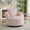 Pink, variant on Swivel Accent Chair,360° Barrel Accent Chair,Modern Faux Fur Armchair for Living Room,Office,Apartment,Cream