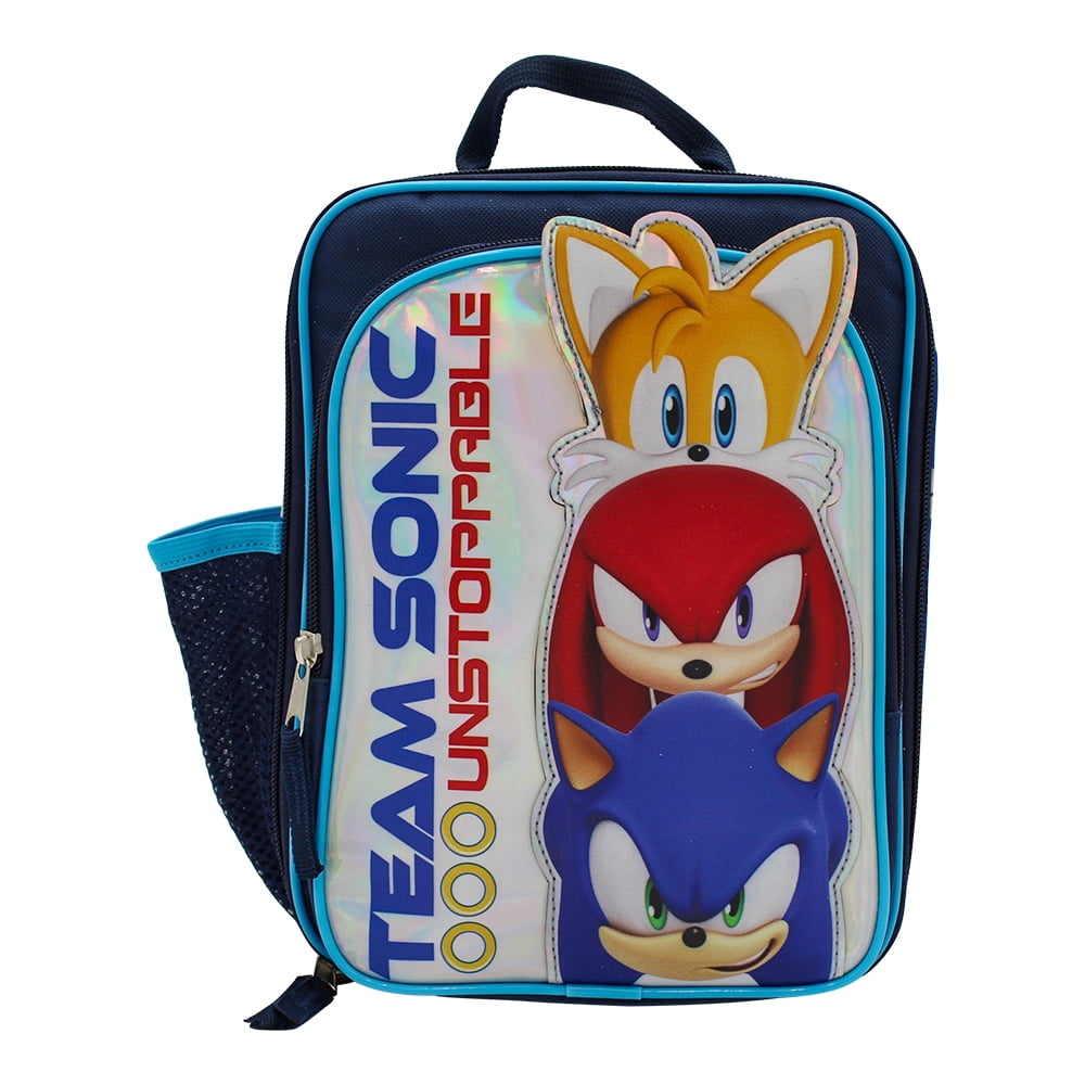 Team Sonic Reusable Rectangular Polyester Lunch Bag