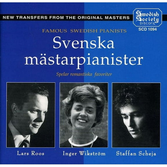 Staffan Scheja - Famous Swedish Pianists - Music & Performance - CD