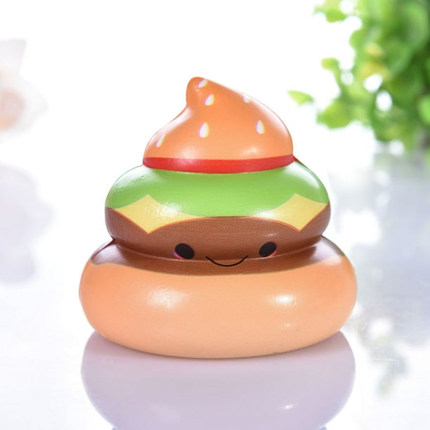 Holiday Gift Toy for Squishies Kawaii Yummy Food Poo Slow Rising Cream Scented Stress Relief Toys -