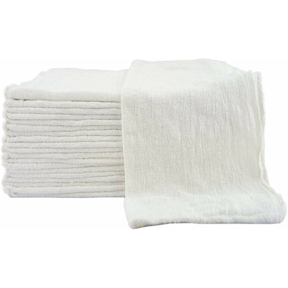 500 new great mechanics shop rags towels white 12"X14"
