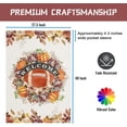 thumbnail image 6 of Fall House Yard Garden Flag 28 x 40 Inch Outside Double Pumpkin Rugby Maple Leaf Welcome Flag Farmhouse Holiday Patio Lawn House Outdoor Decorations, 6 of 6