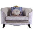thumbnail image 2 of ACME Sheridan Chair with 2 Pillows in Cream Fabric, 2 of 4