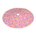 thumbnail image 2 of Kll Pink Donut Christmas Tree Skirt 36",Party Decorations Farmhouse For Christmas Decorations Holiday Party, 2 of 8