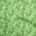 thumbnail image 1 of oneOone Rayon Green Fabric Kids Floral Craft Projects Decor Fabric Printed By The Yard 56 Inch Wide, 1 of 4