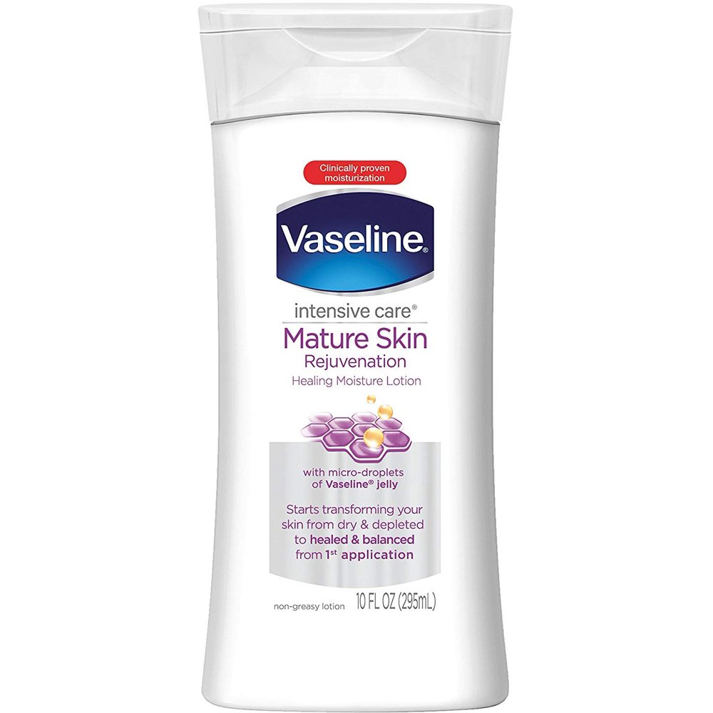 Vaseline Intensive Care Body Lotion, Mature Skin Rejuvenation 10 oz