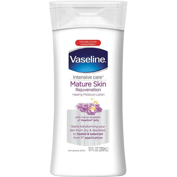 Vaseline Intensive Care Body Lotion, Mature Skin Rejuvenation 10 oz