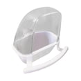 thumbnail image 4 of Bird Cage Feeder Parrot Water Bowl Feeding Budgie with Perch Drinker Waterer White, 4 of 8