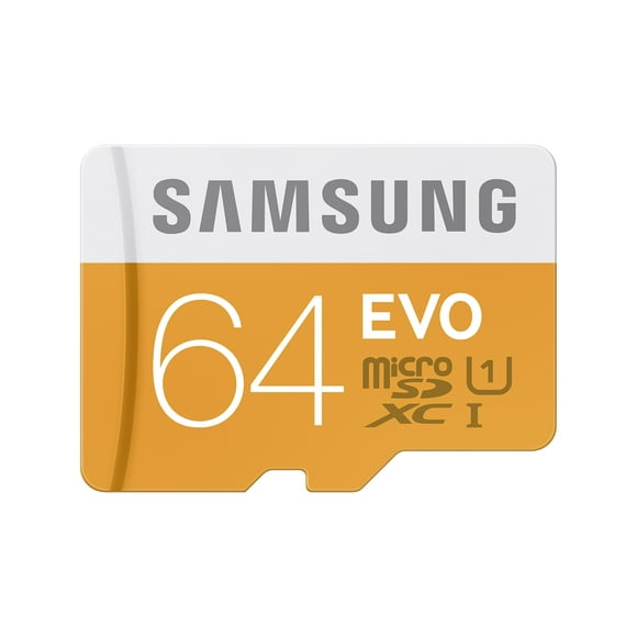 Tarjeta de memoria Samsung EVO 64GB 48MB/s Micro SDXC con adaptador