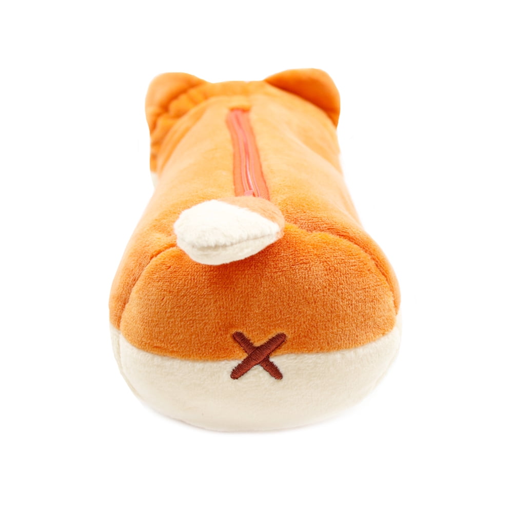 Anirollz Cute Fox Animal Character Plush Pencil Case Pen Pouch : Foxiroll