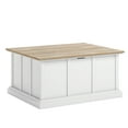 thumbnail image 3 of Sauder Cottage Road Modern Farmhouse Coffee Table in White, White Finish, 3 of 11