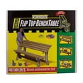 thumbnail image 4 of Hopkins - F3 Brands 90110 Flip-Top Outdoor Bench, Color - Sand, 4 of 5