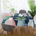 thumbnail image 5 of Yayeee Tablecloths for Rectangular Tables 54 x 54 inch Party Table Cover, Pink Flowers, 5 of 6