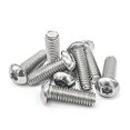 thumbnail image 2 of 5/16-18 x 1-1/2" Button Head Socket Cap Bolts Screws, 304 Stainless Steel 18-8, Full Thread, Coarse Thread, Allen Hex Drive, 20 PCS, 2 of 4