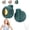 green, variant on Small Whirlwind Clip Waist Neck Fan,Portable Silent Mini Bladeless Electric Fan, Personal Fan Clip on Shirt & Waist,Suitable for Outdoor & Travel & Office, Travel Accessories (green)