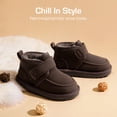 thumbnail image 2 of Kids ankle boots with faux fur lining warm winter walking boots for toddler and little kid, 2 of 6