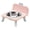 Pink 2, variant on Agiufgs Stainless Steel Single Bowl Elevated Pet Feeder, Pink