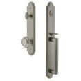 thumbnail image 4 of Grandeur Arcdgrcir_Esetd_Na Arc Solid Brass Rose Dummy Full Plate "D" Grip Handleset -, 4 of 5
