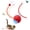 Red, variant on Interactive   Ball,3 Speed Modes Moving   Balls,Automatic Rolling Rechargeable   for Indoor Cats Bored Adult & Kittens-Red