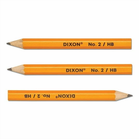 Golf Wooden Pencils, 0.7 Mm, Hb (#2), Black Lead, Yellow Barrel, 144/box | Bundle of 2 Packs