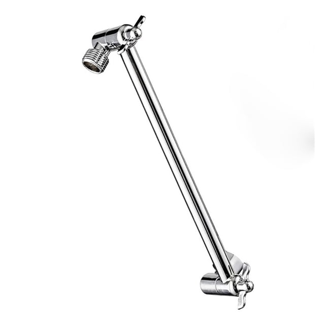 11 Inch Adjustable Shower Arm Universal Connection Solid Brass Shower Adjustable Angle Anti-leak Shower Extension Arm Used In Kitchen Sink Faucets ,Water Saving