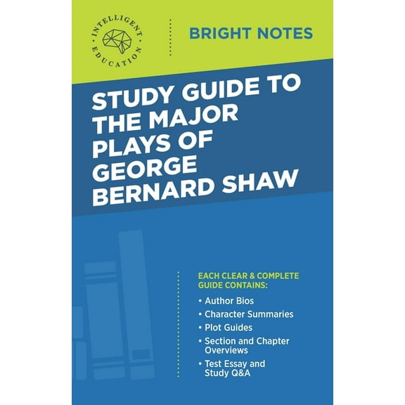 Bright Notes Study Guide to The Major Plays of George Bernard Shaw, (Paperback)
