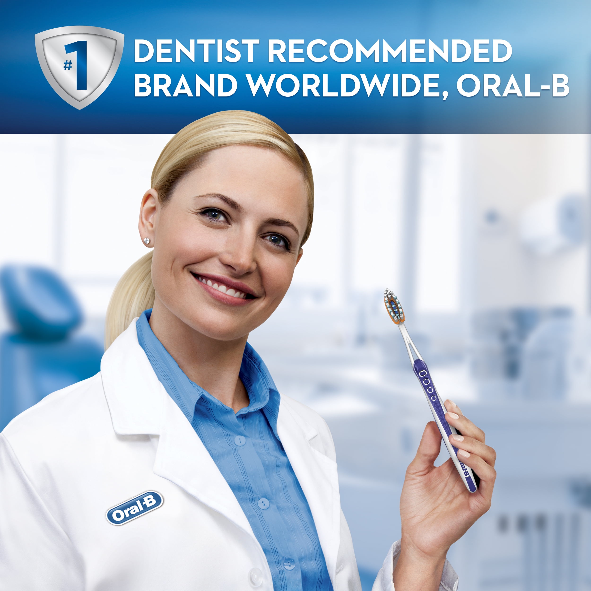 Oral-B Pro-Health Advanced Manual Toothbrush, Soft Bristles, 4 count