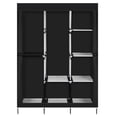 thumbnail image 6 of Portable Closet, 71-Inch Portable Wardrobe Storage Shelves, Non-Woven Fabric, Stable and Easy Assembly Grey Portable Closets for Hanging Clothes, 6 of 9
