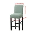 thumbnail image 5 of Simple Striped Design Chair Covers Barstools Cover for Versatile Home Dining Use, 5 of 15