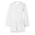thumbnail image 5 of Cathalem Paréo de Maillot de Bain pour Femme, Robe de Plage à Col en V, Couvre-Maillot, Couvre-Maillots pour Maillots de Bain, Blanc P, 5 of 5