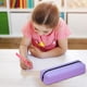 thumbnail image 2 of Estuche grande para lápices de color morado, almacenamiento lindo para suministros escolares, 2 of 6