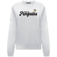 thumbnail image 2 of Women's Levelwear White Pittsburgh Penguins Yvette Big Script Tri-Blend Sweatshirt, 2 of 3