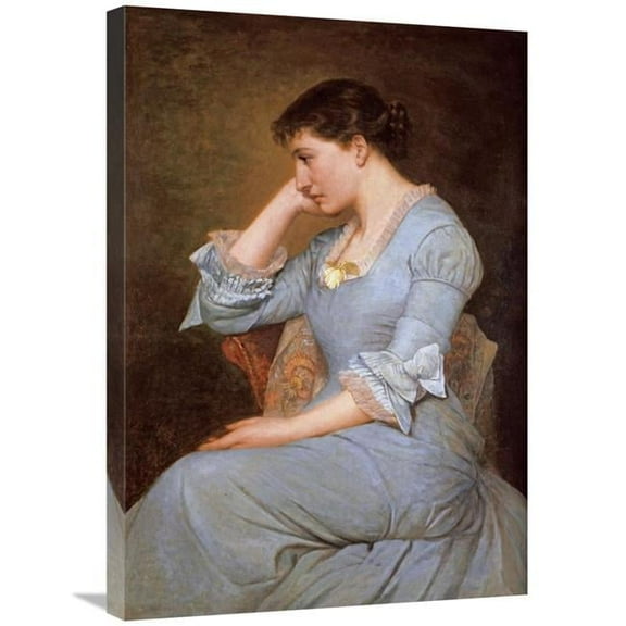30 in. Portrait of Lillie Langtry Art Print - Valentine Cameron Prinsep