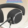 thumbnail image 4 of Wireless Headphones, Bluetooth Headphones Wireless Earbuds Full Earmuffs Newly Bluetooth 5.4 Head Mounted Intelligent Noise Reduction Long Battery Life 60 Hours of Playback Time(Black), 4 of 6