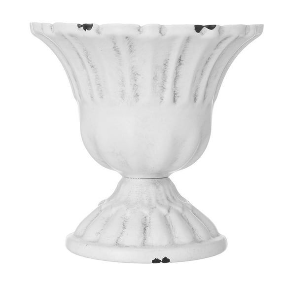 Rustic Metal Half Vase Prop for Oil Painting and Multi-Functional Decoration