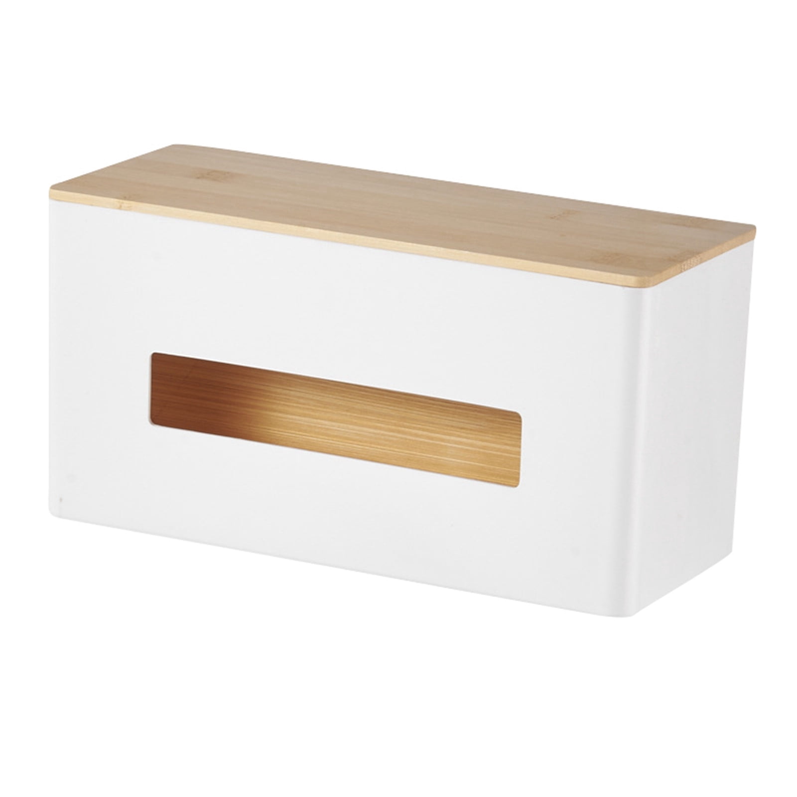Kitchen Paper Towel Holder with One Hand Tear Design and Hidden Storage for Convenient Paper Accommodation