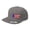 Dark Grey, variant on Snapback Hat for Men Flat Bill Left Side Panel Hats Puerto Rico Map Flag Embroidery Embroidered Flat Bill Hat Acrylic Dark Grey Design Only