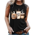 thumbnail image 1 of LSLJS Blouse Sans Manches Imprimée Mode Décontractée pour Femmes Col Rond Sexy Pull-Over Slim, Débardeurs pour Femmes, 1 of 4