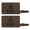 Brown, variant on ThisWear Funny Luggage Tags for Women Keep Calm Nana Will Take Care Of It 2-pack Laser Engraved Leatherette Luggage Tags Pink