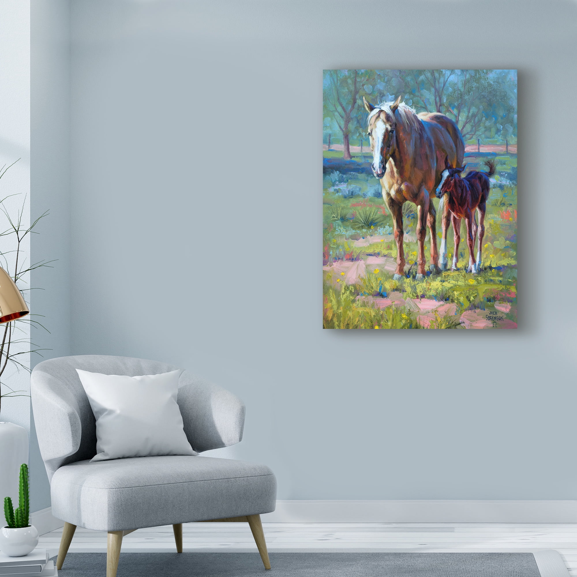 Trademark Fine Art 'Made in the Shade' Canvas Art by Jack Sorenson