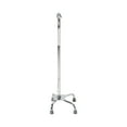 thumbnail image 2 of McKesson Chrome Steel Large Base Quad Cane, Adjustable Height 29" to 37.5", 300-lb Weight Capacity, 1 Ct, 2 of 5