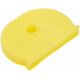thumbnail image 2 of 30 Pcs Key Cap Cover Tags Keys Identifier Coding Tags ID Silicone Sleeve Plastic Key Covers Protectors for Office House Apartment, Semicircle Yellow, 2 of 4