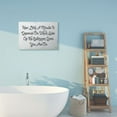 thumbnail image 2 of Stupell Industries Which Side Funny Bathroom Word Design Canvas Wall Art by Daphne Polselli, 2 of 6