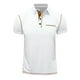 thumbnail image 5 of pstuiky camisetas de manga corta para hombre, Camisa informal de verano para hombre, color liso, ventilada, holgada, con cremallera y bolsillos de solapa, manga corta camisas casuales para hombre xxl, 5 of 9