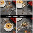 thumbnail image 4 of 3pcs Coffee Spoons Stainless Steel Coffee Spoons Little Dessert Spoons, 4 of 6