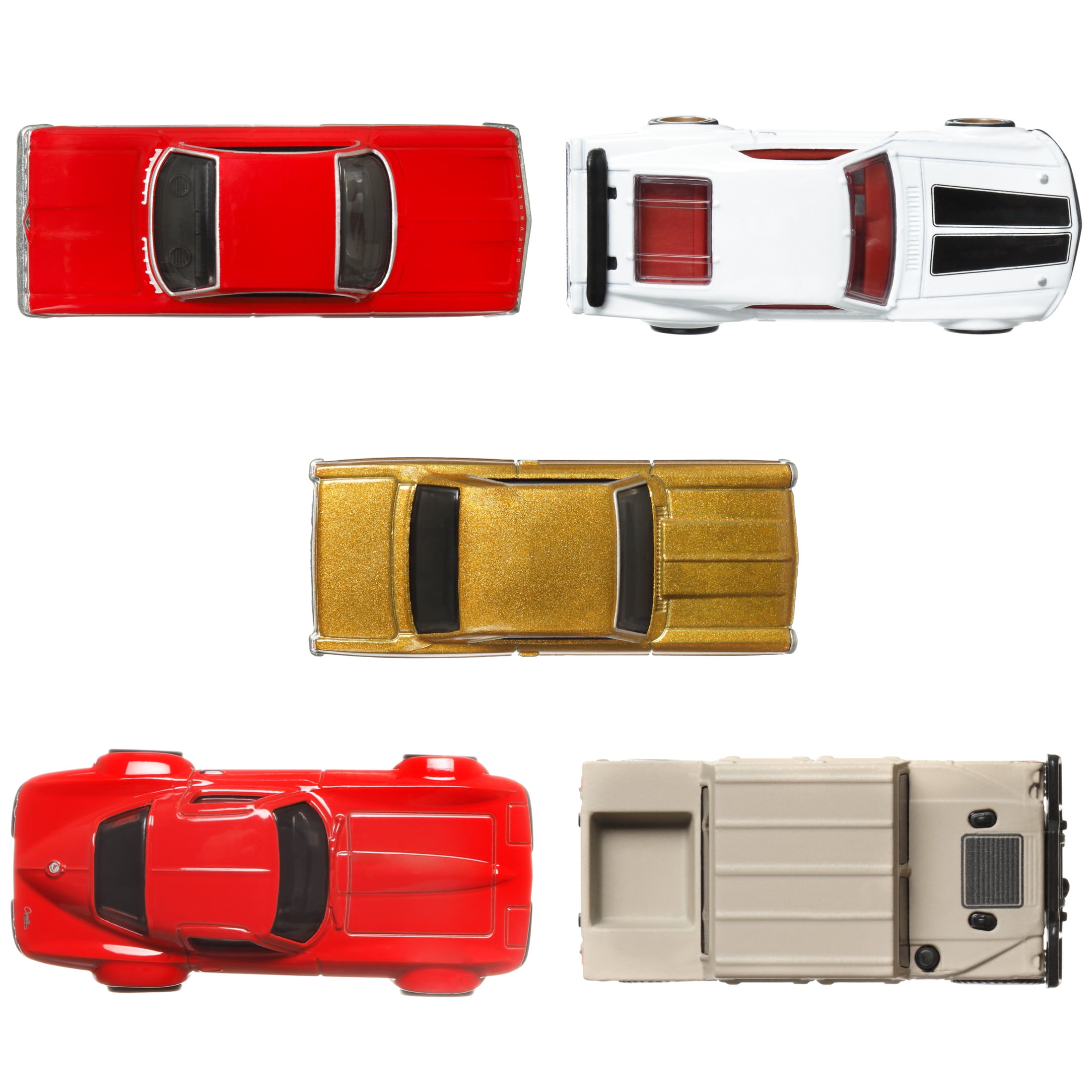 Hot Wheels Cars, Premium Fast & Furious 1:64 Scale 5-Pack Die-Cast Toy Cars for Collectors