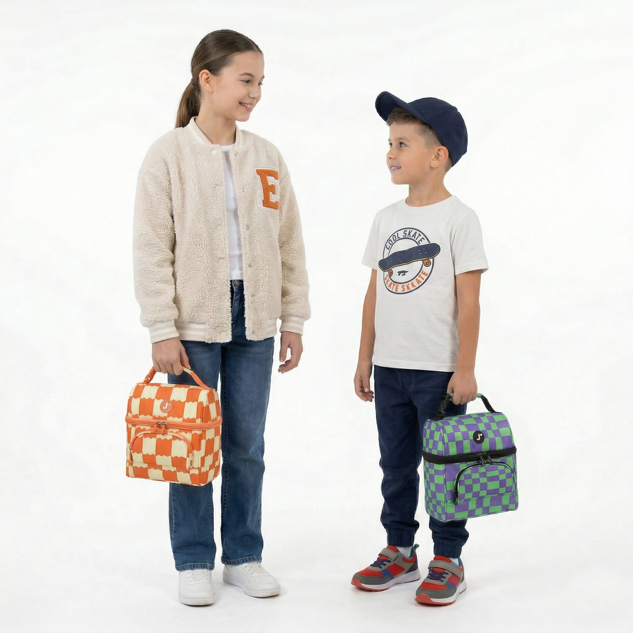 J World Boys and Girls Corey Insulated Kids Lunch Bag for School