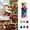 multicolor Size C N2, variant on ZZkhGO 24-Piece Christmas Ornaments, Shatterproof Plastic 6CM Tree Decorations, Multicolor Holiday Baubles for Christmas Tree Party Wedding Decor