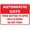 Warning Sign 1, variant on Automatic Gate Do Not Force Open Sign 12 x 8 Inches - Grade Reflective Rust-Free Aluminum, Weather/Waterproof, Easy to Mount, Indoor Outdoor Home, Yard, Gate Safety